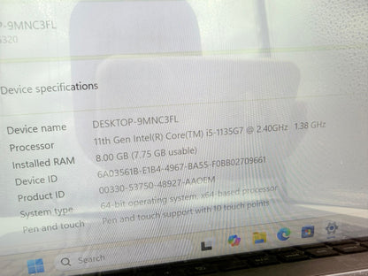 Dell Latitude 5420 i5 11th Gen Laptop | Refurbished Brisbane Australia | Touchscreen 8GB 256GB